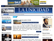 Tablet Screenshot of launicidad.com